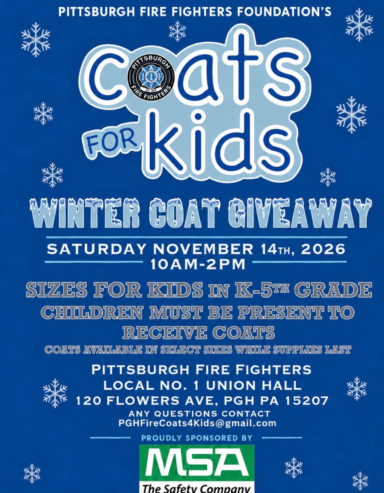 11/14 Coats for Kids